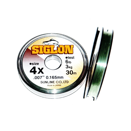 Sunline Siglon Tippet 30m Monofilament Leader #4x 6lb