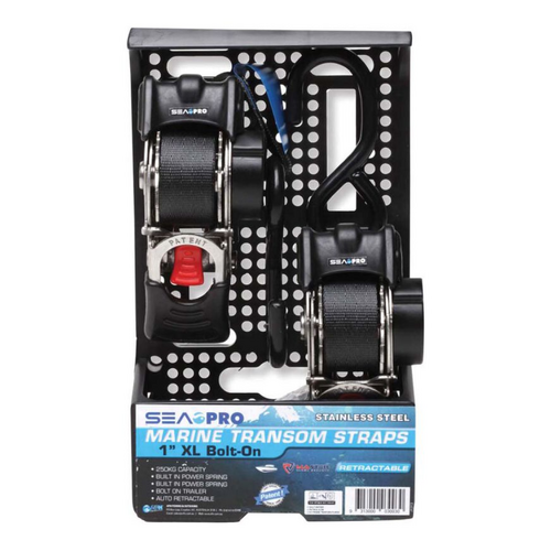 AFN Sea Pro Marine Transom Strap XL 1" Wide -2 Pack