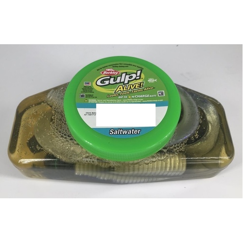 Berkley Gulp Alive 3" Minnow Grub Soft Plastic Lure - In Tub - Choose Colour